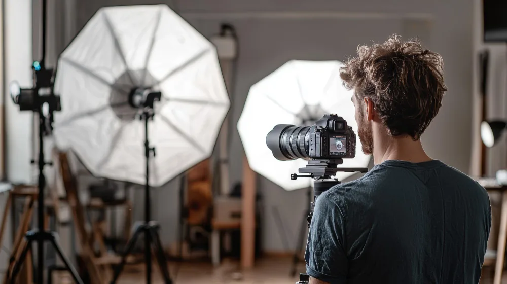 attrezzatura set fotografico