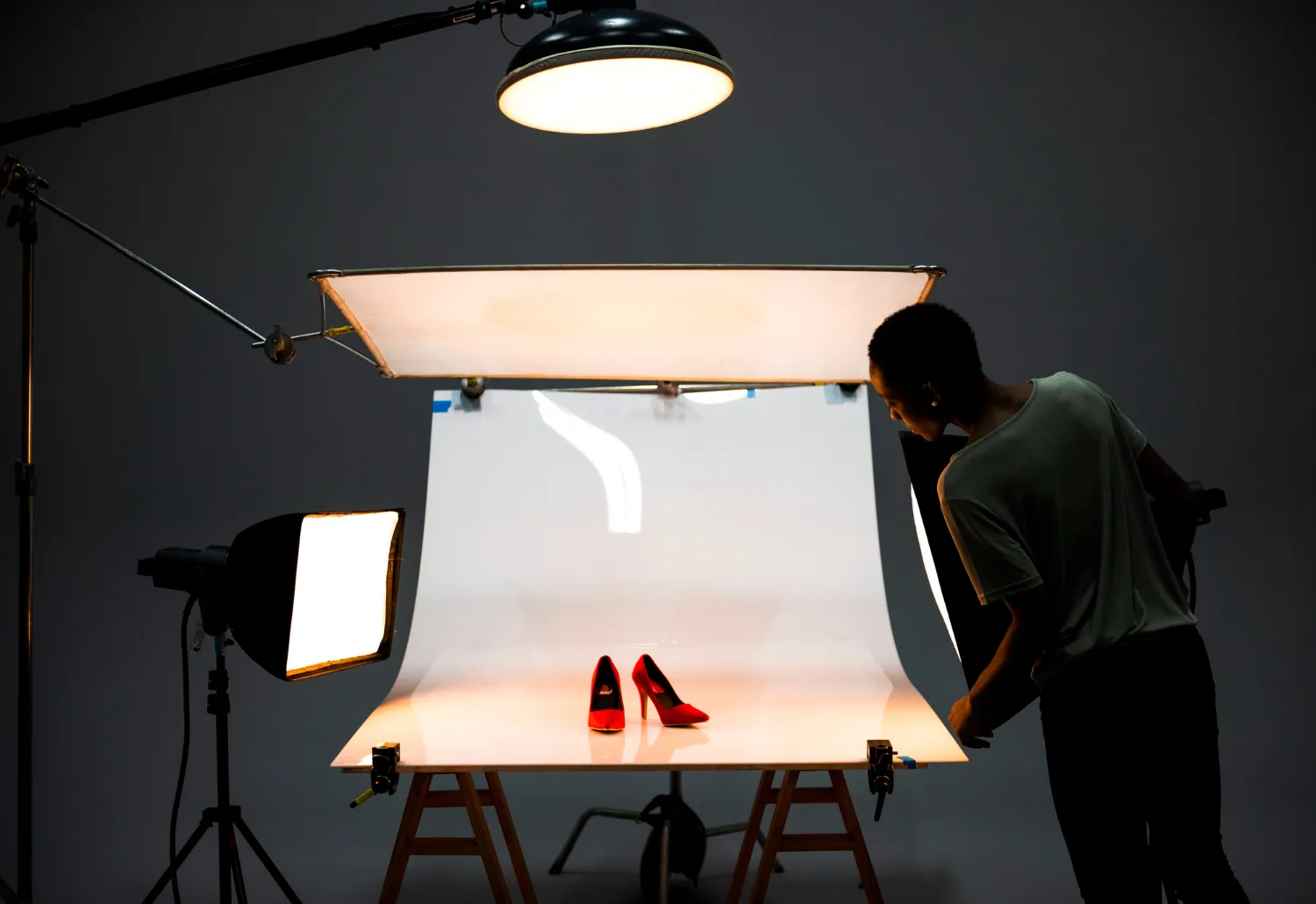 controllo luce shooting ecommerce